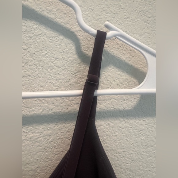 Athleta Deep Violet Purple Cinch Longline Bra - Size Large - Picture 8 of 8